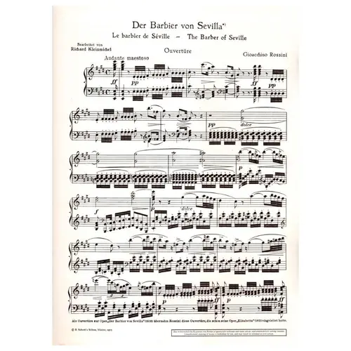 Der Barbier Von Sevilla  - Ouverture