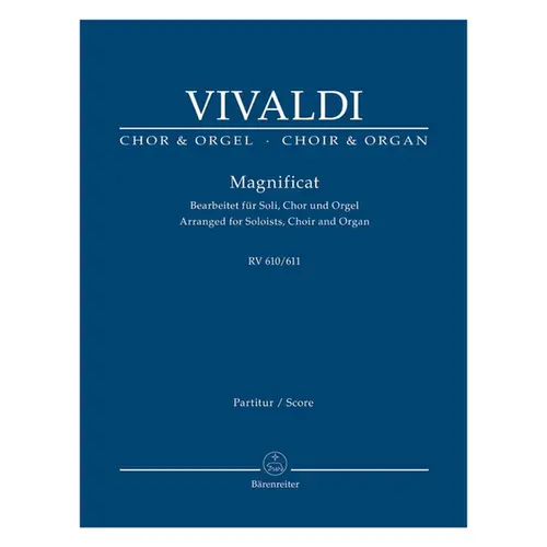 Magnificat - Rv 610 / 611 - Full Score