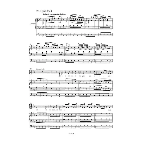 Magnificat - Rv 610 / 611 - Full Score