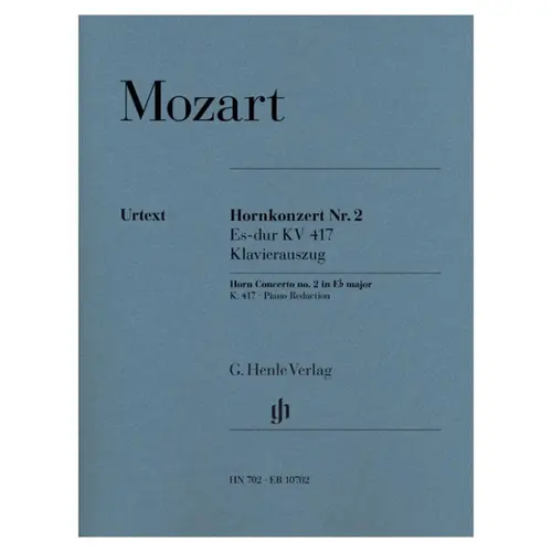 Hornkonzert N.2 Es Dur - Kv 417 - Urtext