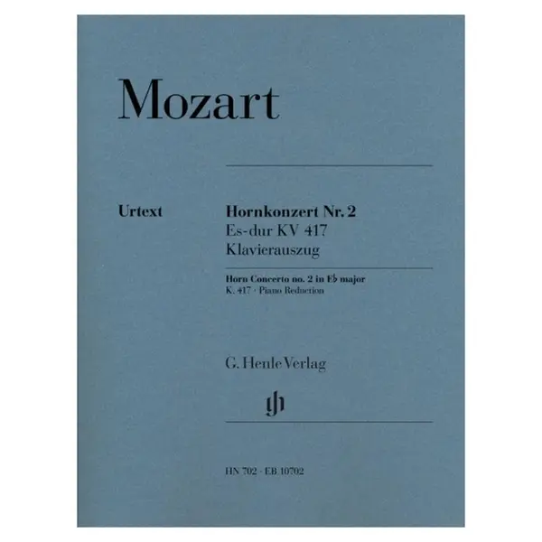 Hornkonzert N.2 Es Dur - Kv 417 - Urtext