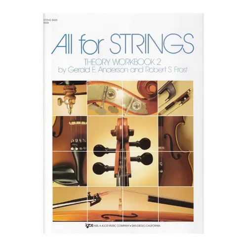 All For Strings Theory Workbook 2 - String Bass