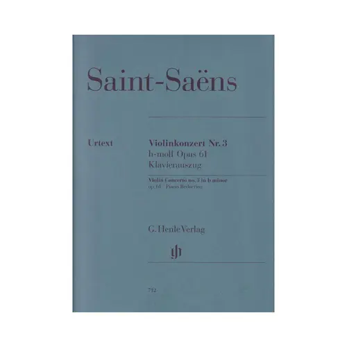Violinkonzert N.3 H Moll - Op.61 - Urtext