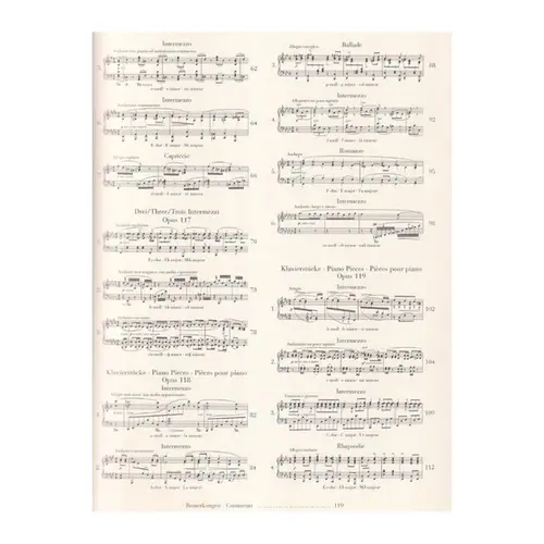 Piano Pieces  - Urtext