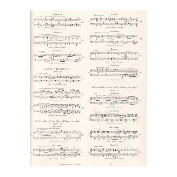 Piano Pieces  - Urtext