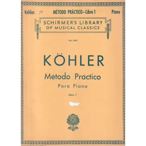 Método Prático Para Piano - Vol.1  (Edição Antiga)