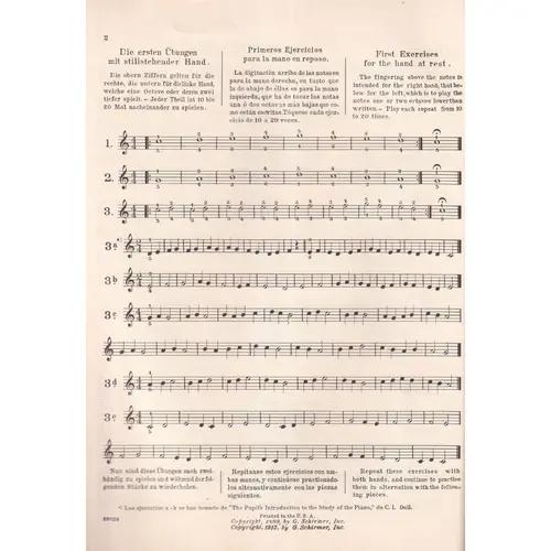 Método Prático Para Piano - Vol.1  (Edição Antiga)