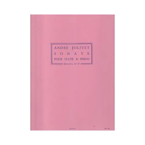 Sonate Pour Flute E Piano
