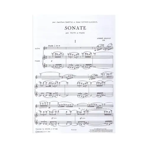 Sonate Pour Flute E Piano