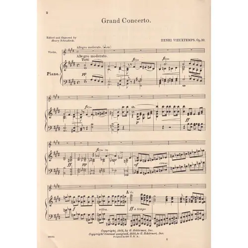 Grand Concerto - Op.10  (Edição Antiga)