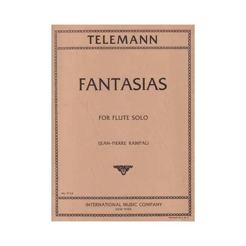 Fantasias For Flute Solo ( Jean Pierre Rampal )