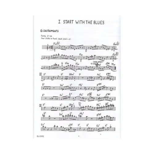 14 Jazz And Funk Etudes For Eb Instruments