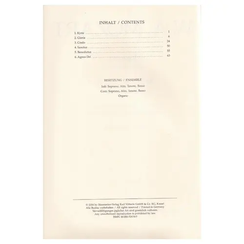 Missa In C - Kronungsmesse - Kv 317