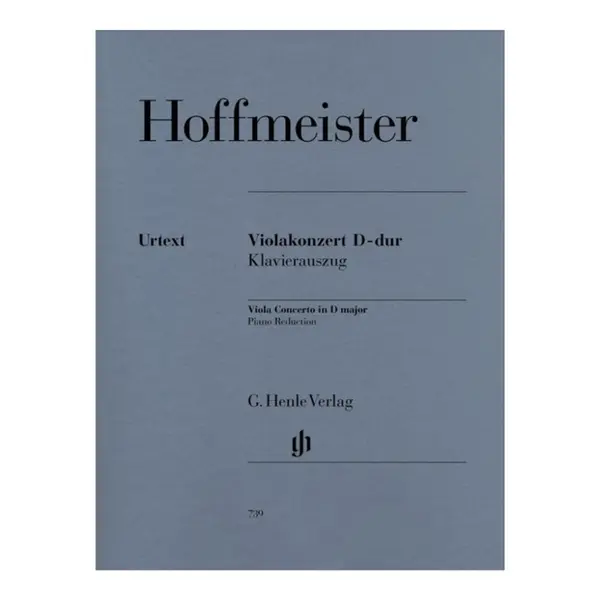 Viola Concerto D major - Piano Reduction - Urtext