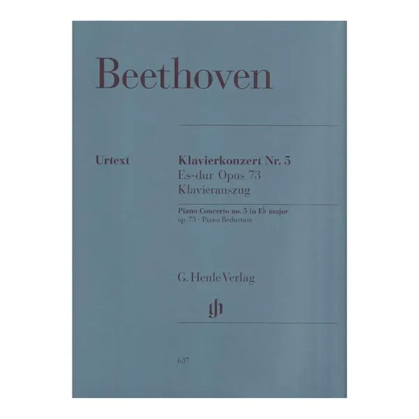 Klavierkonzert N.5  Es Dur - Op.73 - Urtext