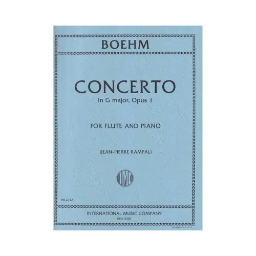 Concerto In G Major - Op.1 For Flute And Piano