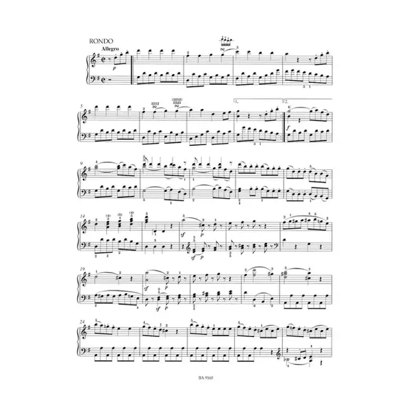 Eine Kleine Nachtmusik Fur Klavier - Serenade in G - KV 525