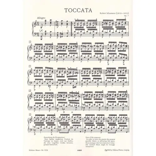 Toccata C Dur - Op.7