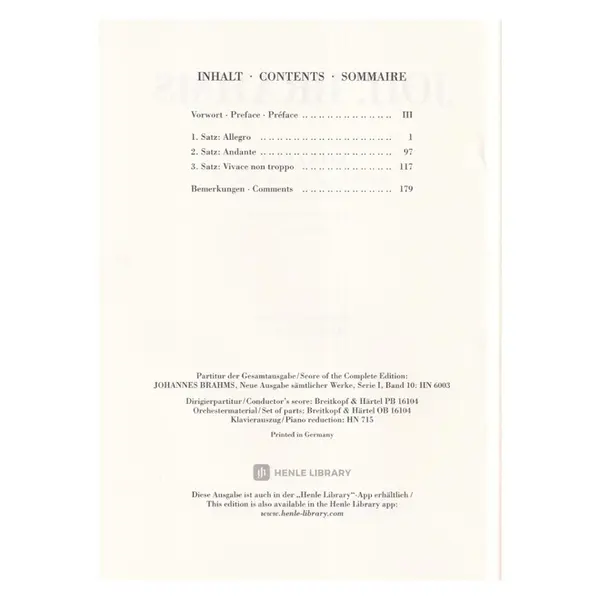Doppelkonzert A Moll - Op.102  - Studien Edition