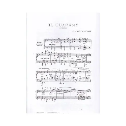 Il Guarany - Sinfonia - transcrita para piano