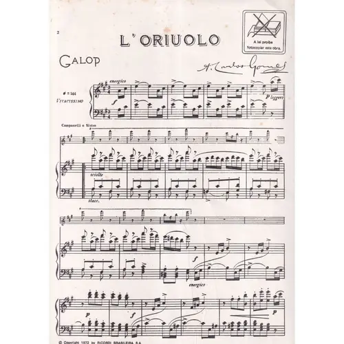 L`Oriuolo - O Relógio - Galop