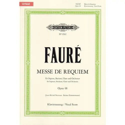 Requiem - Op.48 - Vocal Score