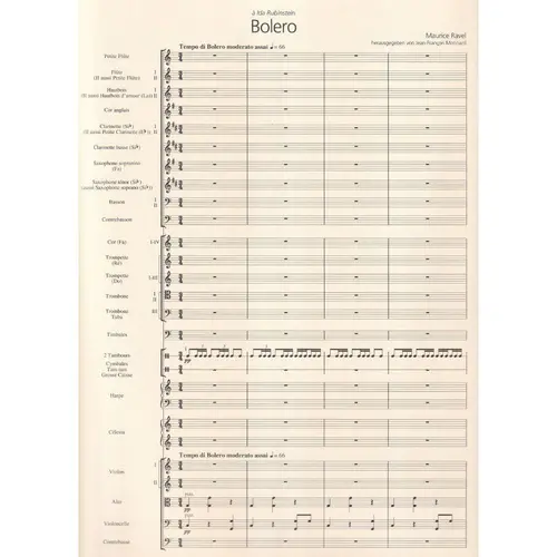 Bolero - score