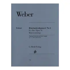 Clarinet Concerto no.2 E flat major op. 74 - urtext