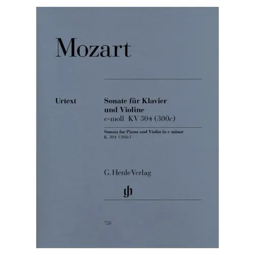 Sonata for piano and violin in e minor KV 304 (300C)