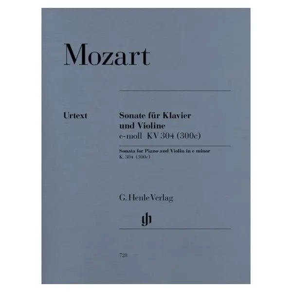 Sonata for piano and violin in e minor KV 304 (300C)