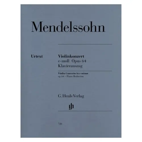 Violinkonzert E Moll - Op. 64 - Urtext