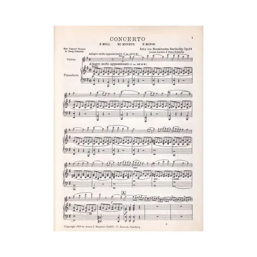 Concerto E Minor - Op.64 - Violino