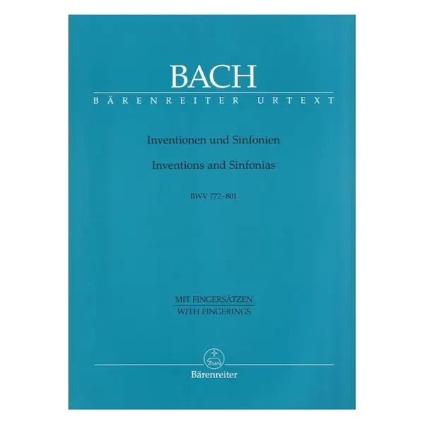 Inventions and sinfonias BWV 772-801 ( com dedilhado )