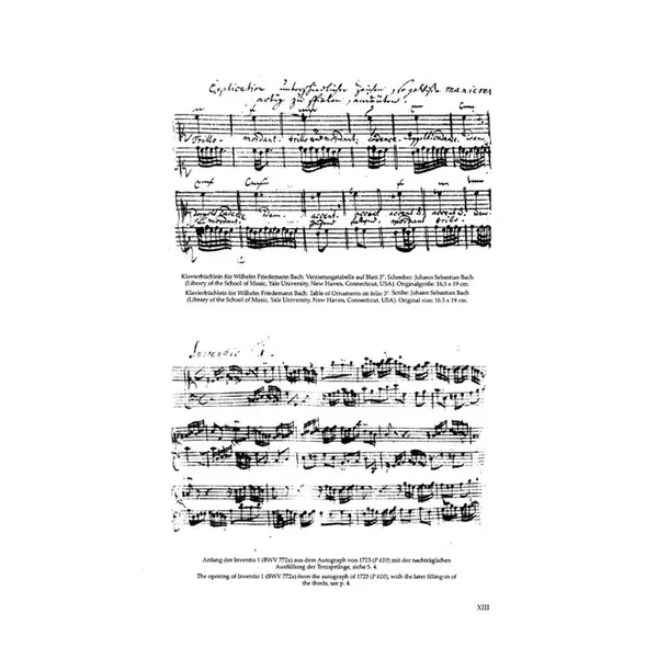 Inventions and sinfonias BWV 772-801 ( com dedilhado )