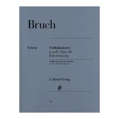 Violin Concerto In G Minor Op. 26 - Piano Reduction -  Urtext