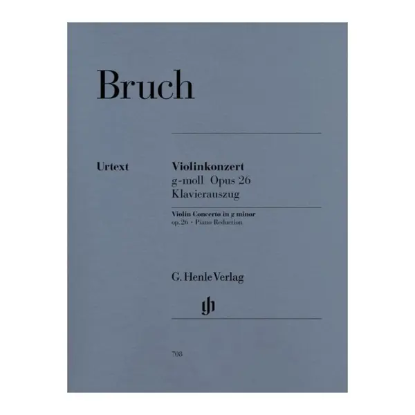 Violin Concerto In G Minor Op. 26 - Piano Reduction -  Urtext