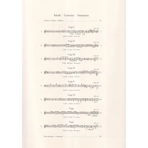Sechs Fugen Hwv 605 - 610 Und Fugen Hwv 611, 612 - Urtext