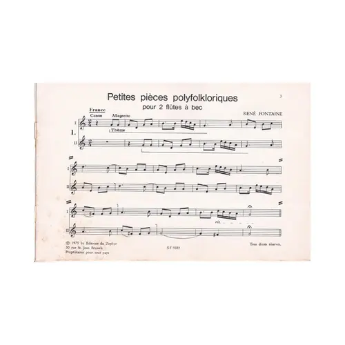 Petites Pieces Polyfolkloriques