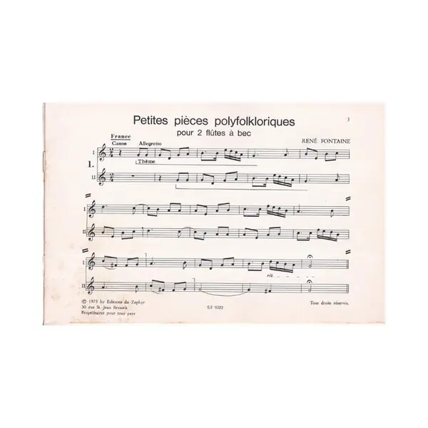 Petites Pieces Polyfolkloriques