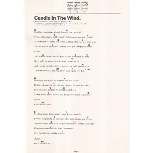 The 3 Chord Songbook - Book 3 (G, C, D7)