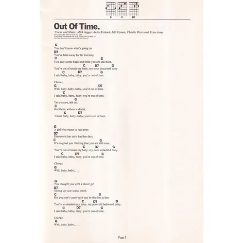 The 3 Chord Songbook - Book.1 (G; C; D7)