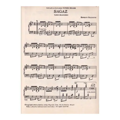Sagaz-Tango Brasileiro  (Edição Antiga)