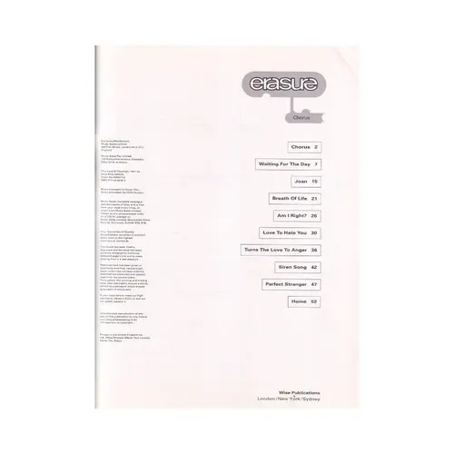 Erasure Chorus