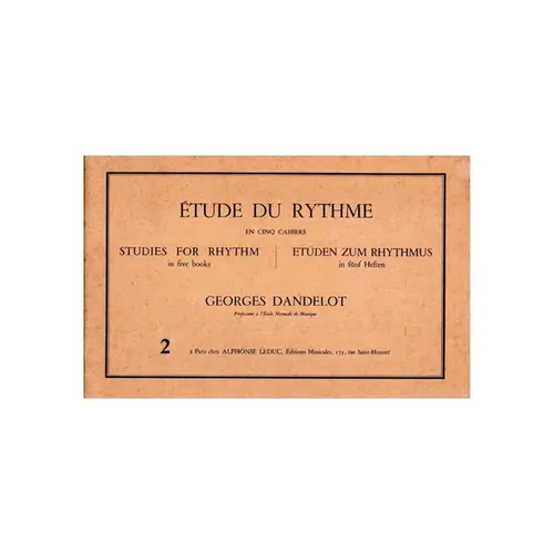 Etude du Rythme - Vol.2