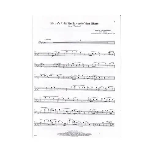 Famous Coloratura - Arias - Bass Clef Instruments