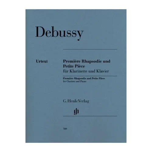 Premiere rhapsodie und petite piece fur klarinette