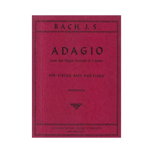 Adagio From Organ Toccata S.544 For String Bass