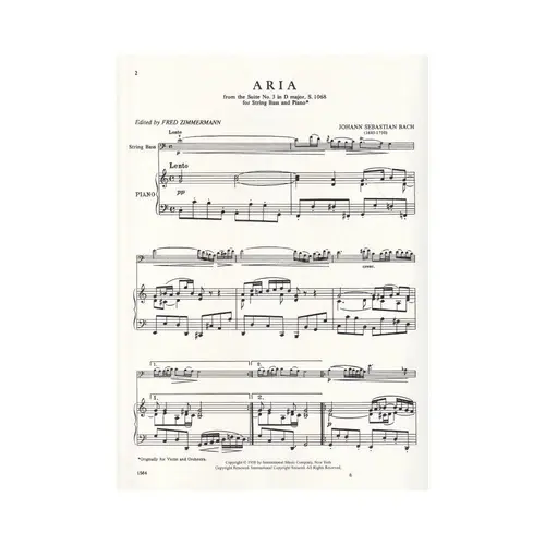 Aria From The Suite N.3 In D Major - S.1068