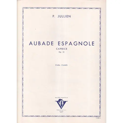 Aubade Espagnole (Caprice) - Op.10