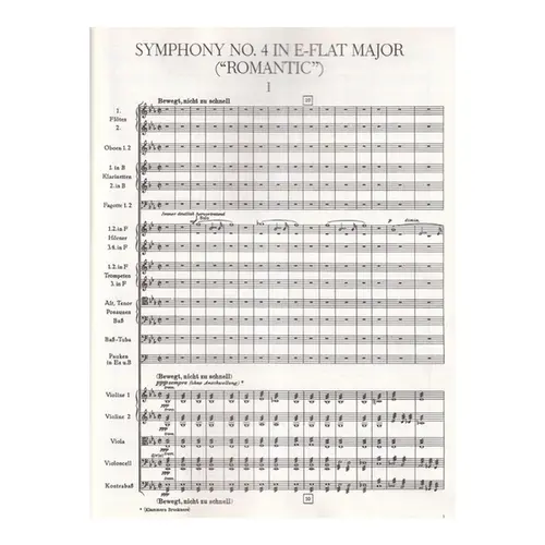 Symphonies ns.4 and 7 In Full Score